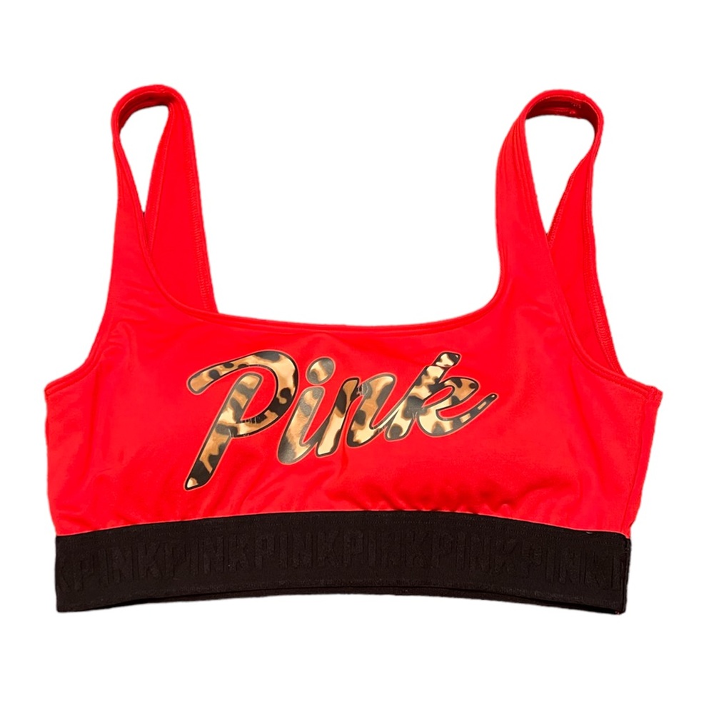Victoria's Secret PINK Red Ultimate Scoop Sports Bra